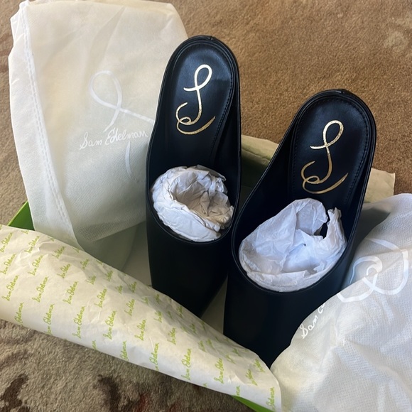 NWT Sam Edelman Black Mules ✨ - Picture 9 of 11